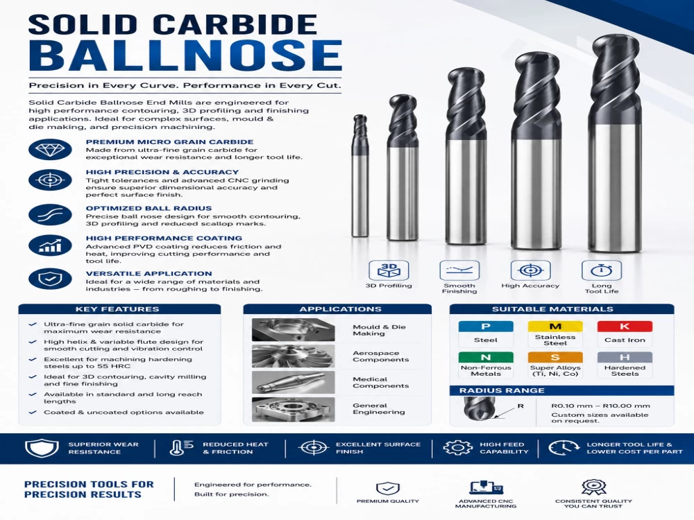 SOLID CARBIDE BALLNOSE